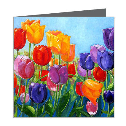 Card - Bassett Tulips Colourful