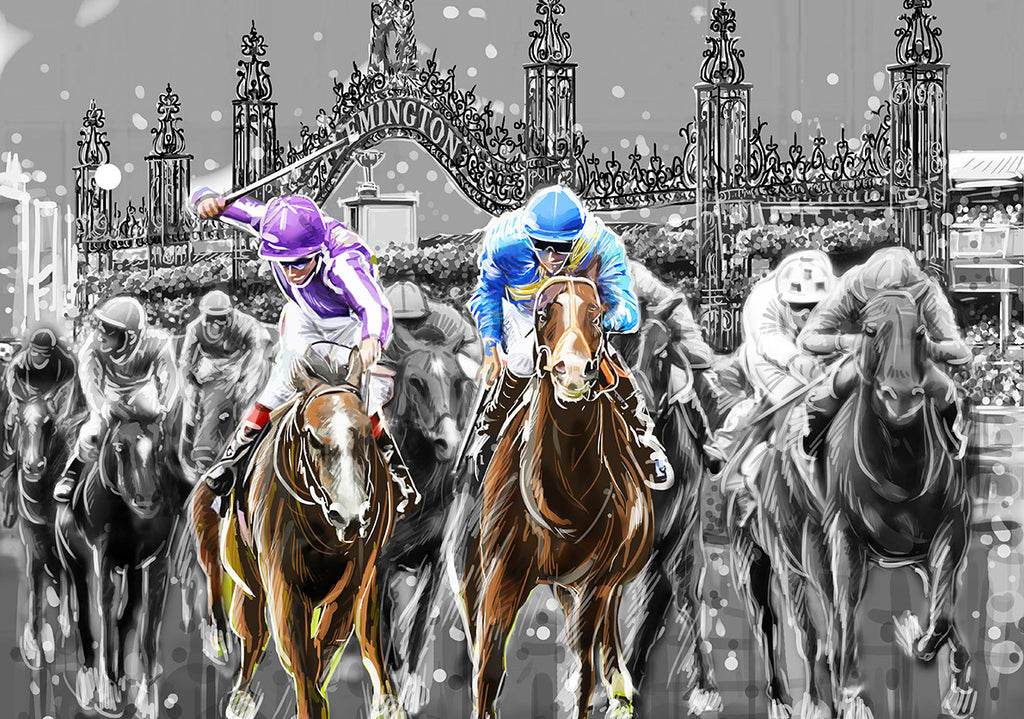 Print (Iconic) - Melbourne Flemington Race Landscape