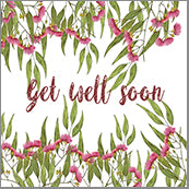 Small Cards (Pack of 10) - Get Well Soon Gumnuts