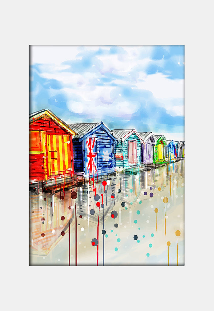 Print (Iconic) - Melbourne Brighton Beach Boxes (Portrait)