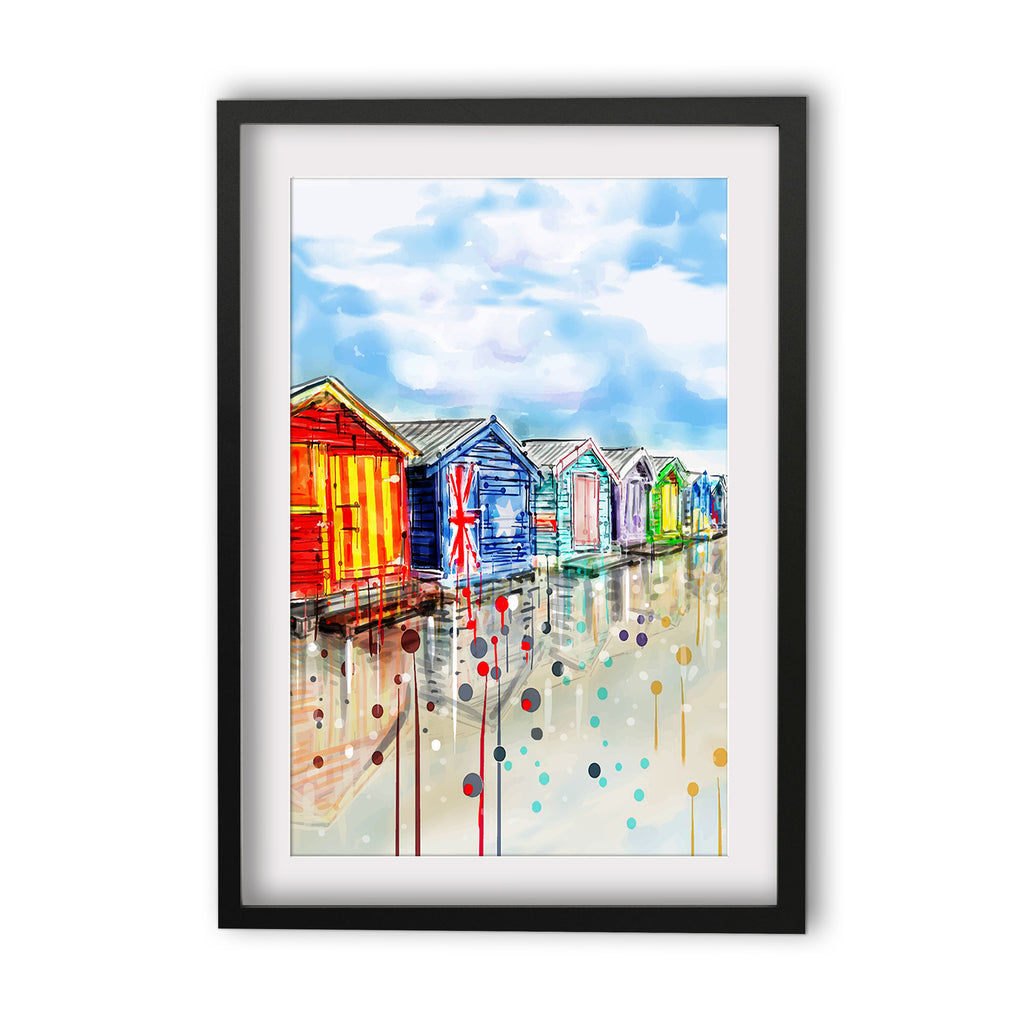 Print (Iconic) - Melbourne Brighton Beach Boxes (Portrait)