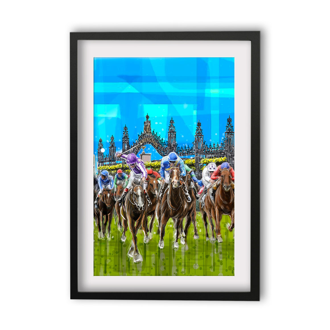 Print (Iconic) - Melbourne Flemington Horse Race (Portrait)