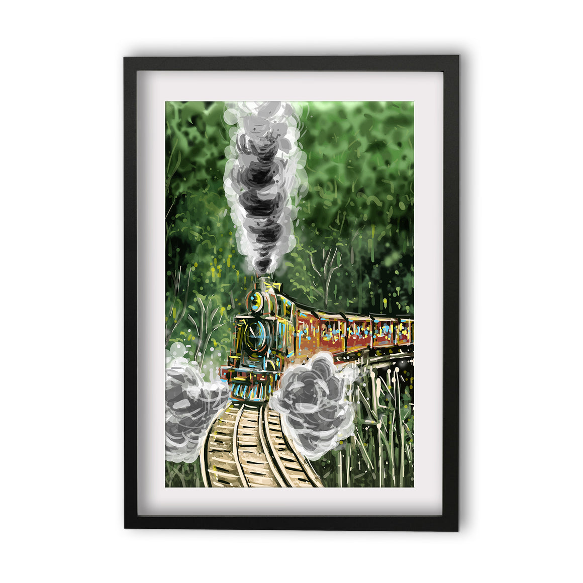 Print (Iconic) - Melbourne Puffing Billy (Portrait)