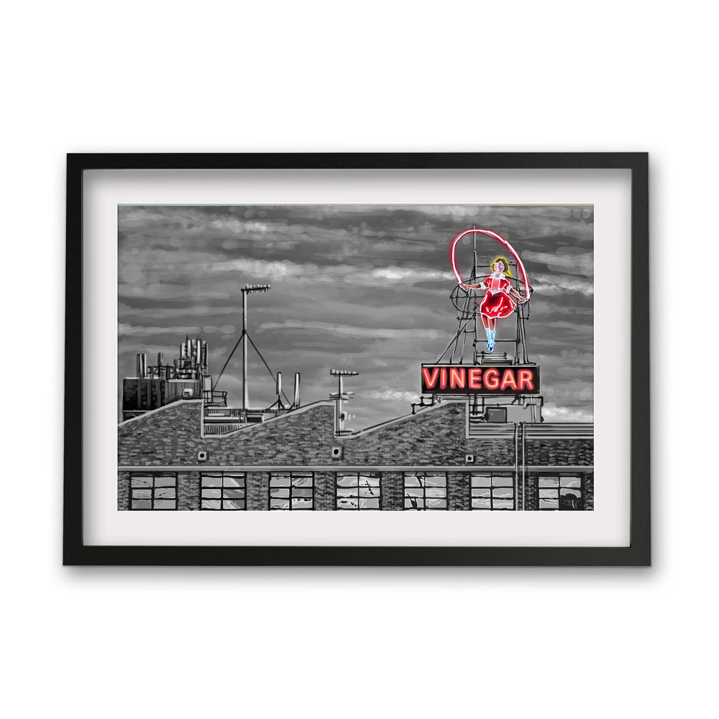 Print (Iconic) - Melbourne Skipping Girl Vinegar Landscape