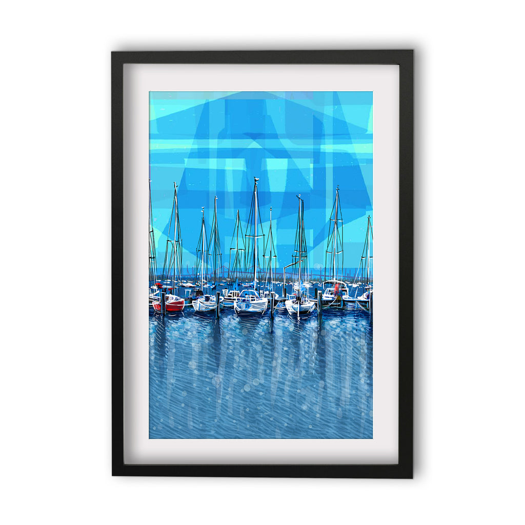 Print (Iconic) - Melbourne Williamstown Blue Sky