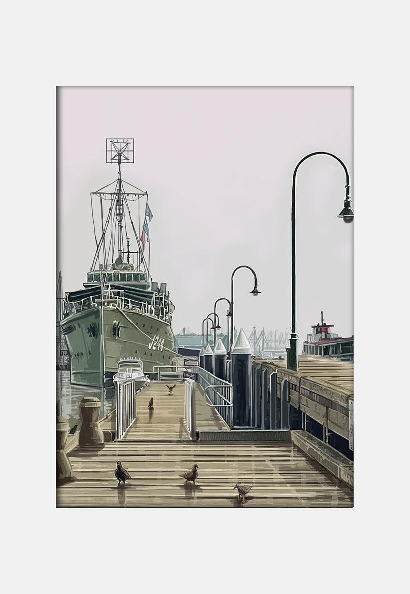 Print (Iconic) - Melbourne Williamstown Navy Ship