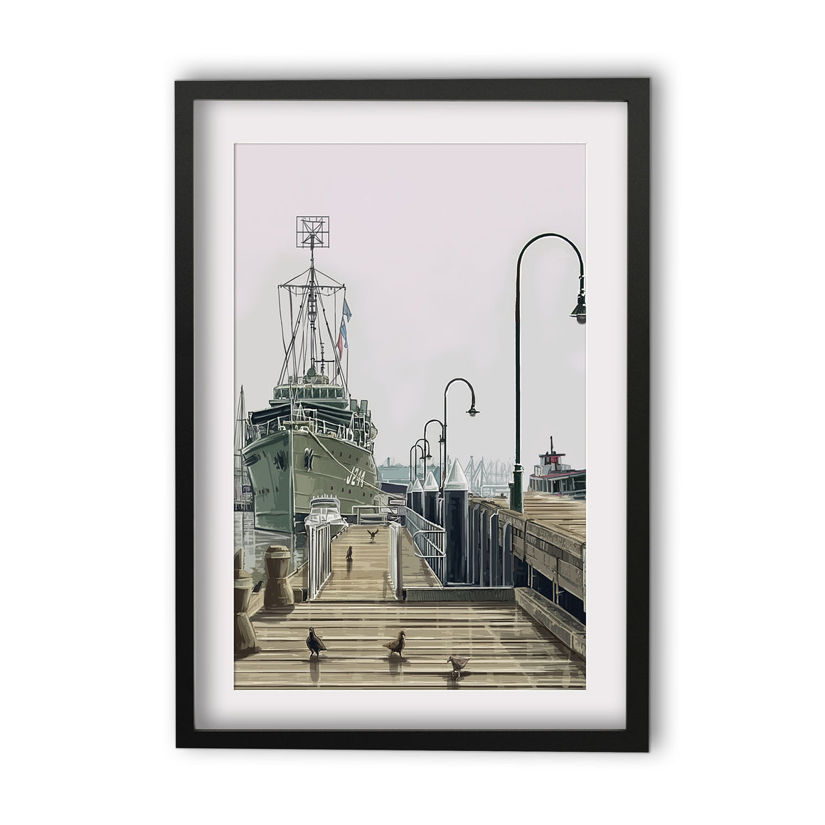 Print (Iconic) - Melbourne Williamstown Navy Ship