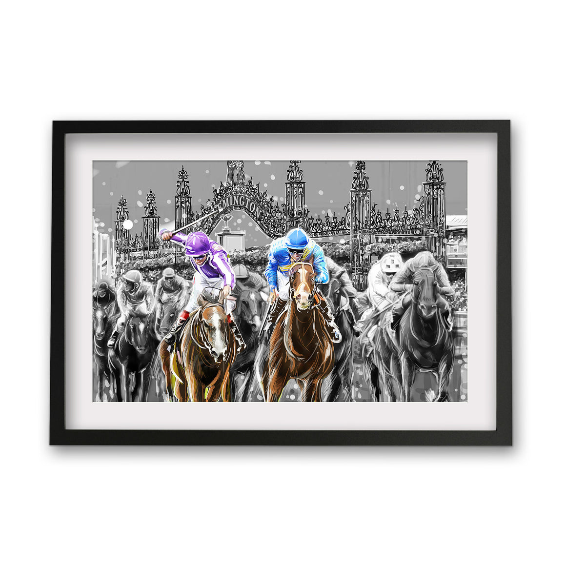 Print (Iconic) - Melbourne Flemington Race Landscape