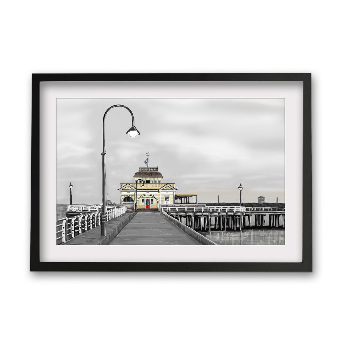 Print (Iconic) - Melbourne St Kilda Pier Landscape