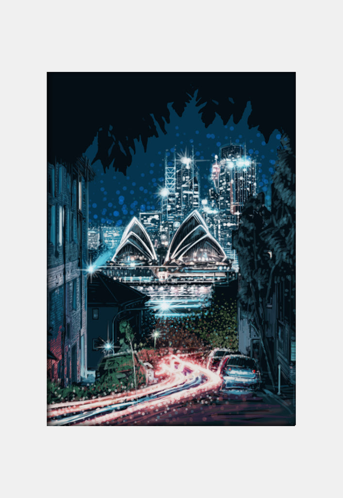 Print (Iconic) - Sydney Opera by night
