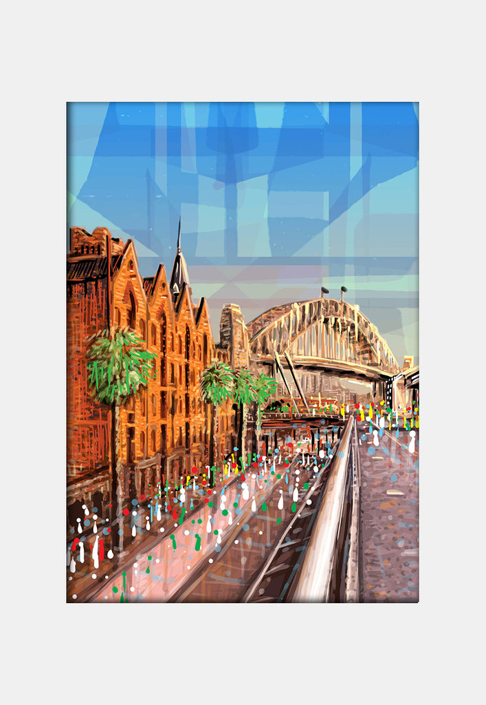 Print (Iconic) - Sydney The Rocks and Harbour Bridge