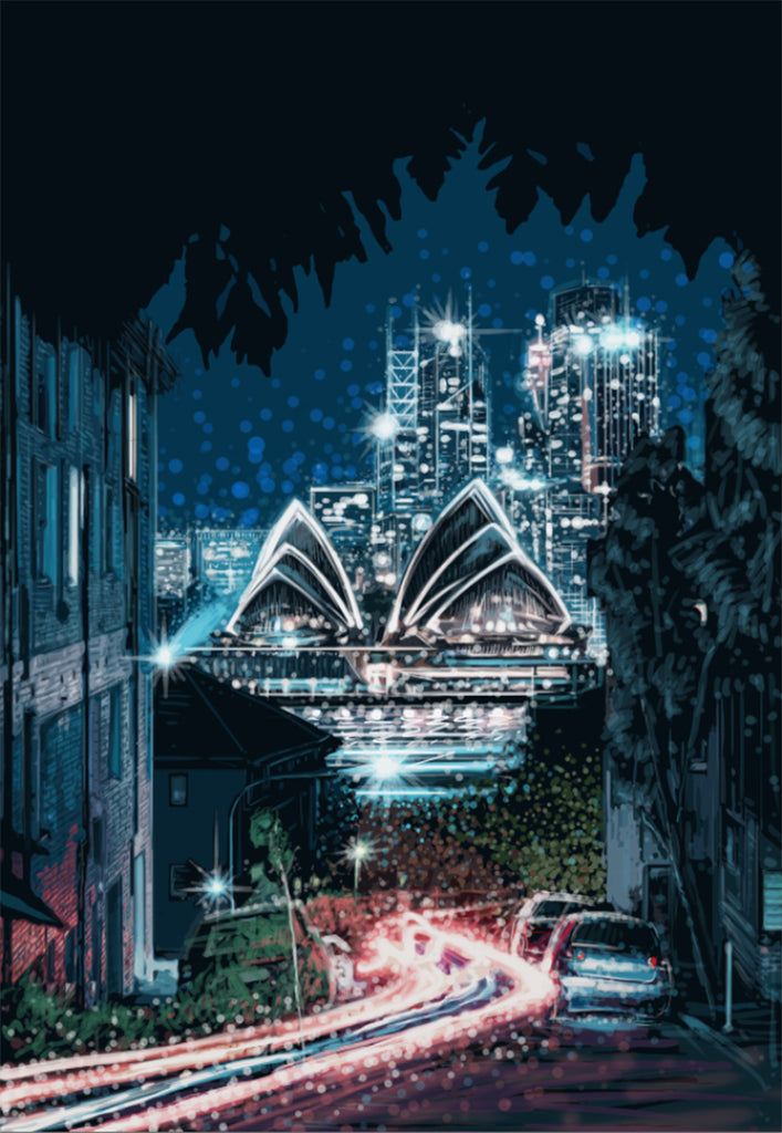 Print (Iconic) - Sydney Opera by night