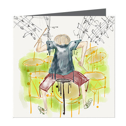 Card - Music Drummer Boy