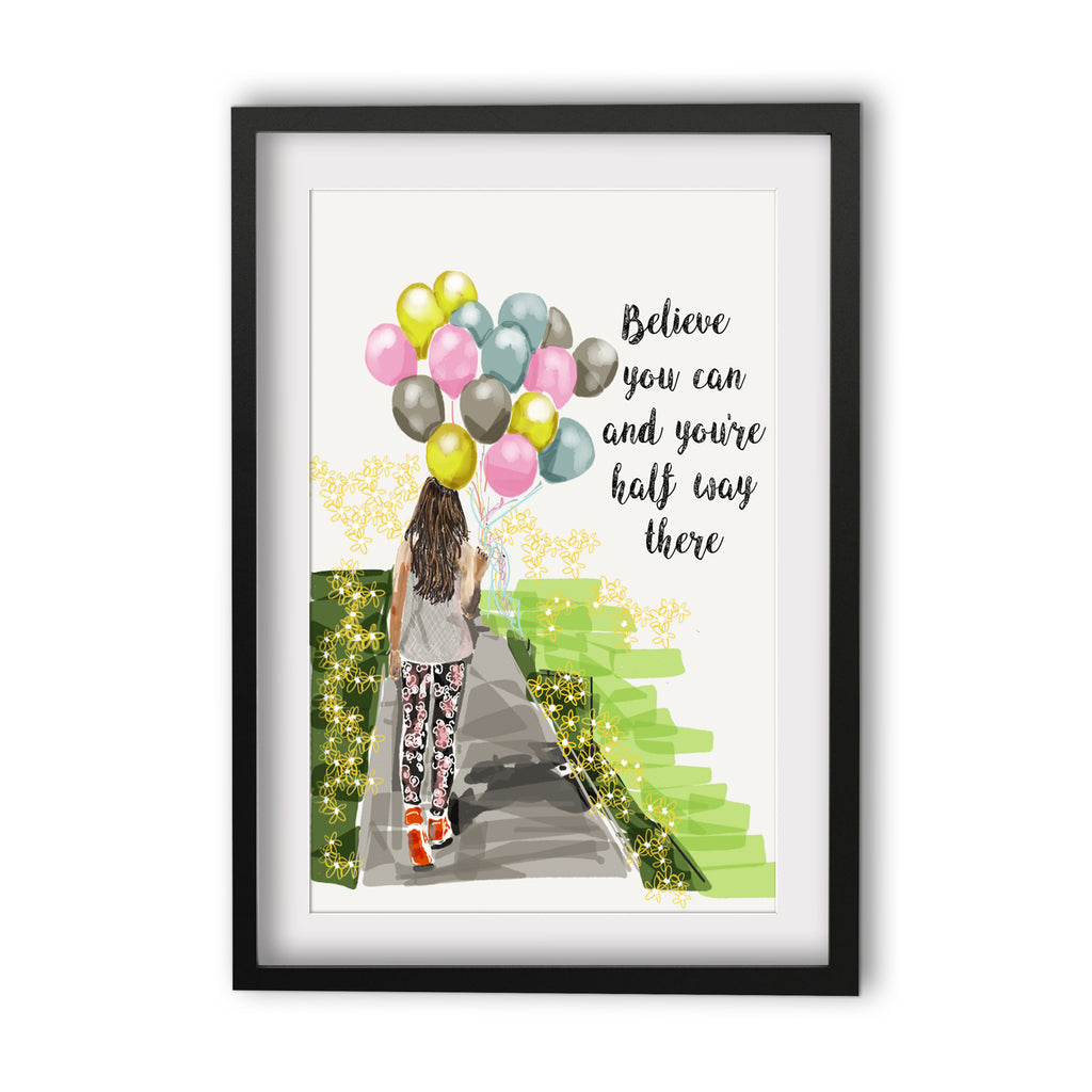 Print Quote - Believe You Can
