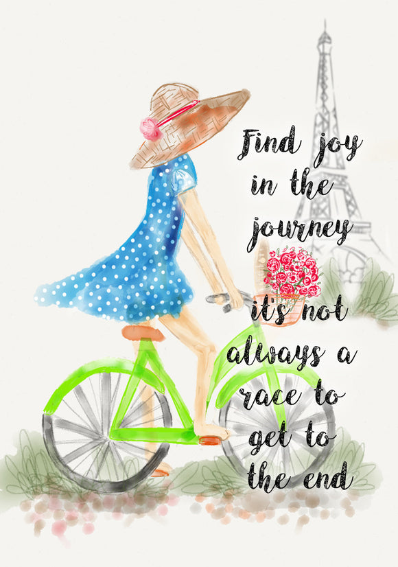 Print Quote - Joy in the Journey