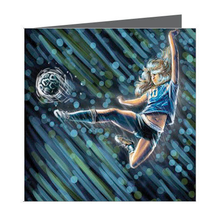 Card - Sports Soccer Girl