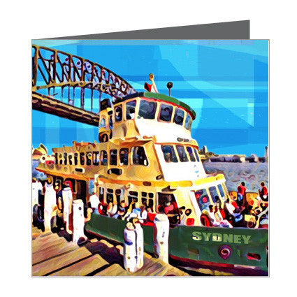 Card - Iconic Sydney - Ferry
