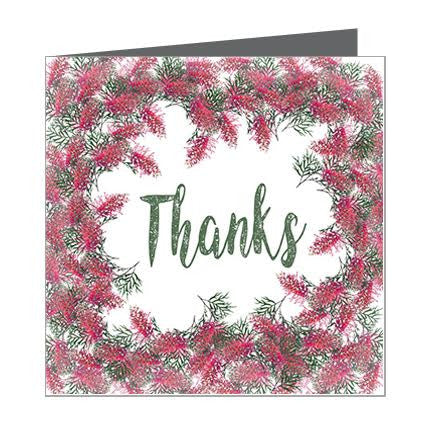 Card - Thank you Bottle Brush