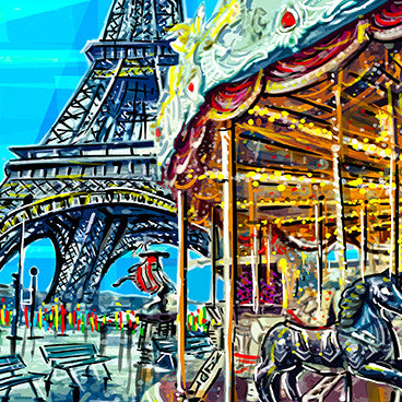 Card - Iconic - Paris Carousel