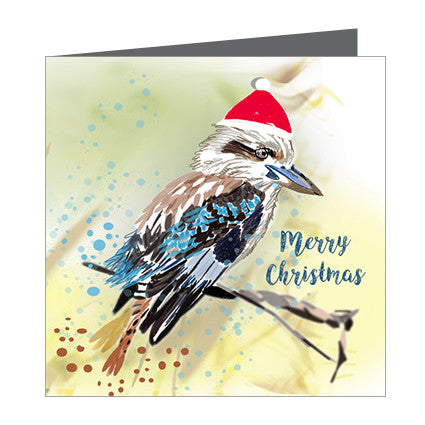 Card - Xmas Aus-kookaburra