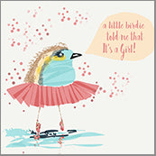 Small Cards (Pack of 10) - Baby Girl Birdie