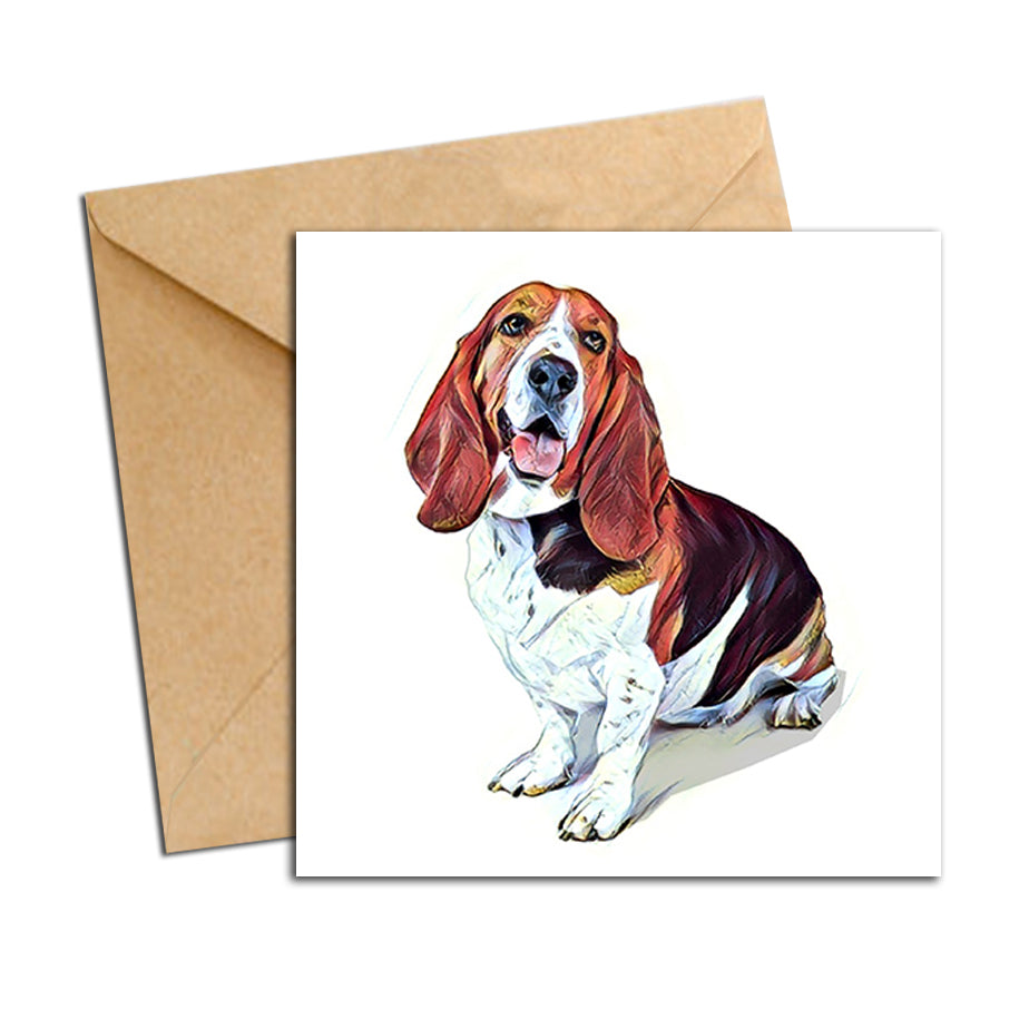 Card - Dog Basset Hound