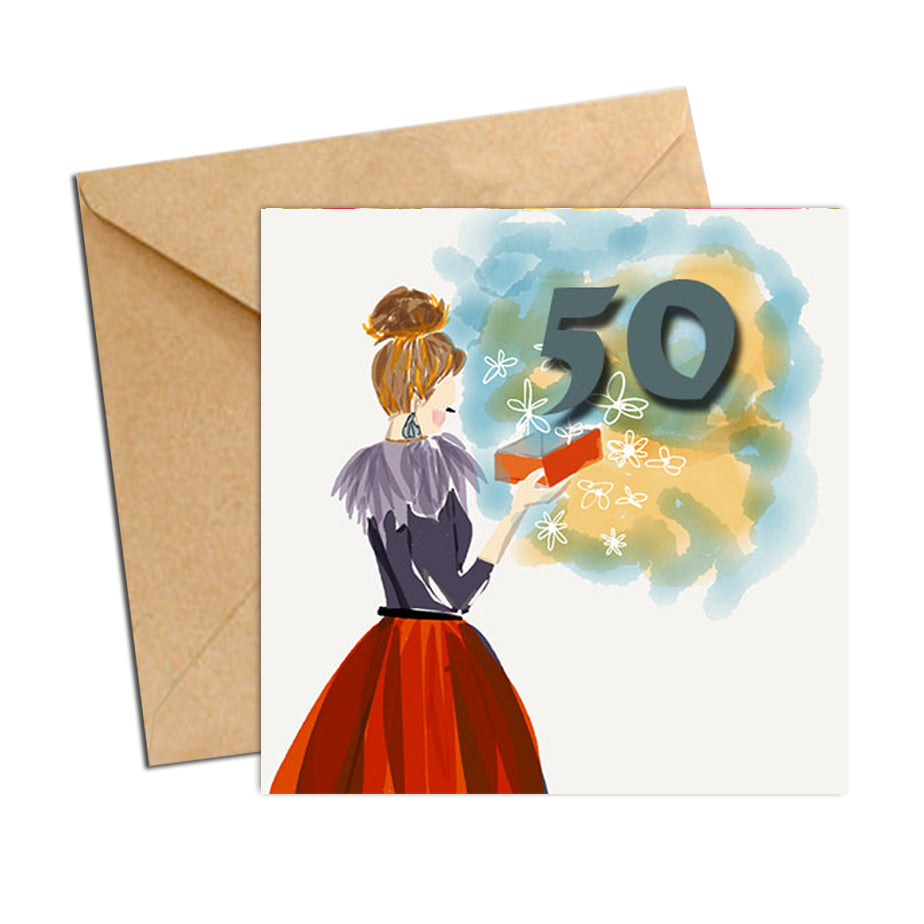 Card - Birthday Age 50