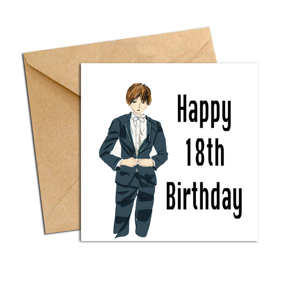 Card - Birthday male 18