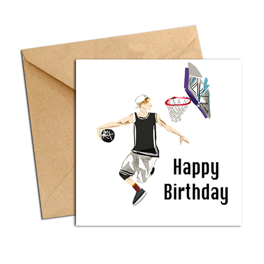 Card - Birthday male Basketball