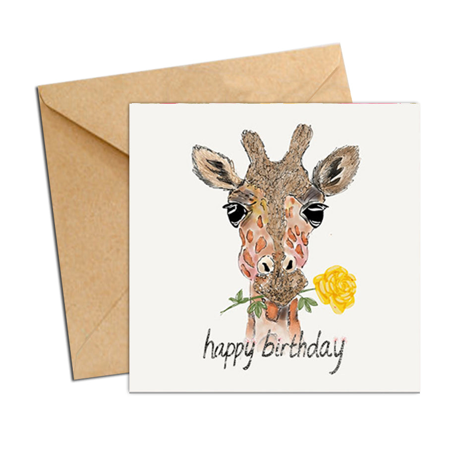 Card - Birthday Giraffe