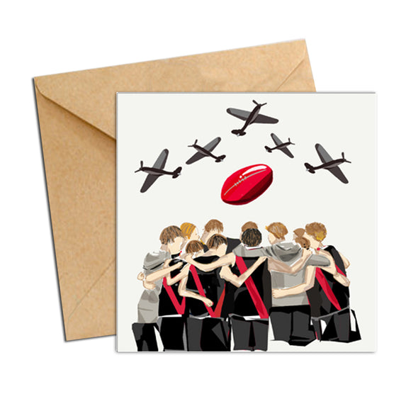 Card - AFL  - Football bombers