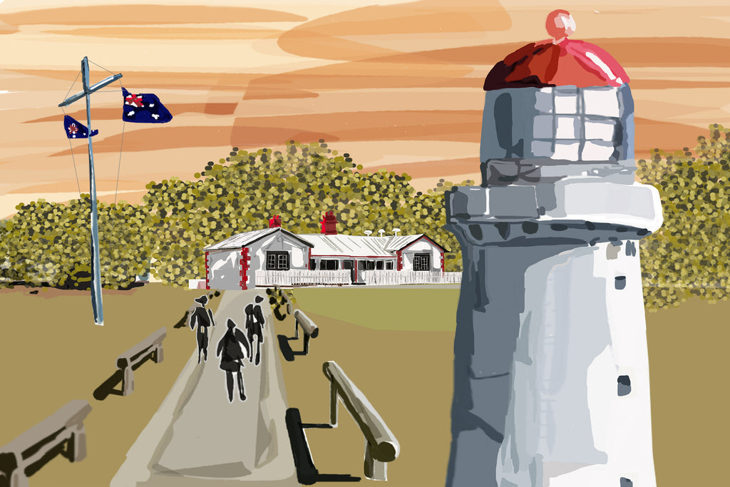 Print (Iconic) - Coastal Cape Schanck Lighthouse Sunset, Mornighton Peninsula