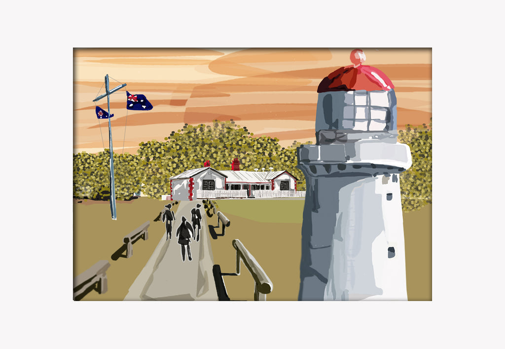 Print (Iconic) - Coastal Cape Schanck Lighthouse Sunset, Mornighton Peninsula