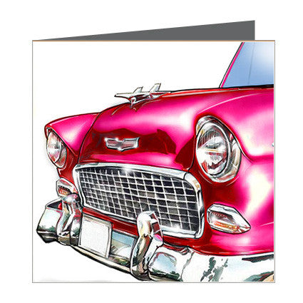 Card - Car - Classic Pink