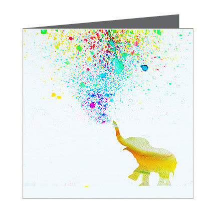 Card - Elephant Spray