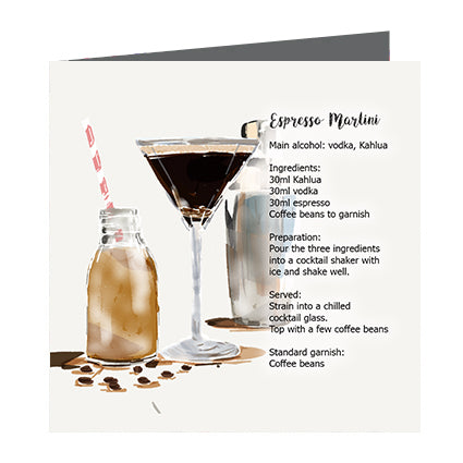 Card - Cocktail Espresso Martini