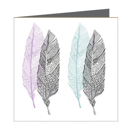 Card - Feathers Zen