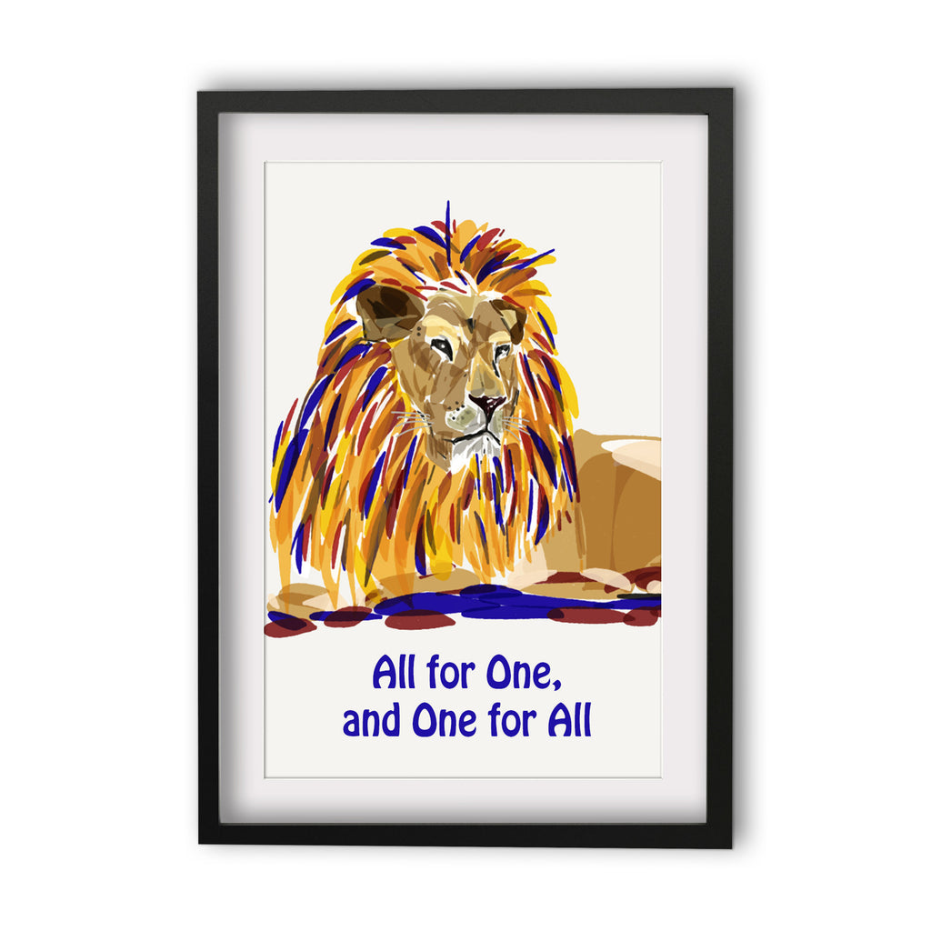 Print Football AFL - Lions