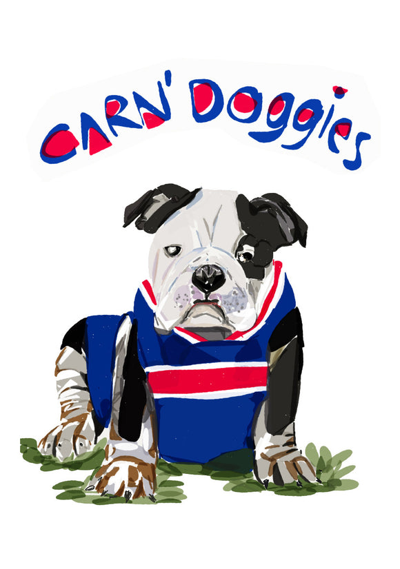 Print Football AFL - Carn Doggies