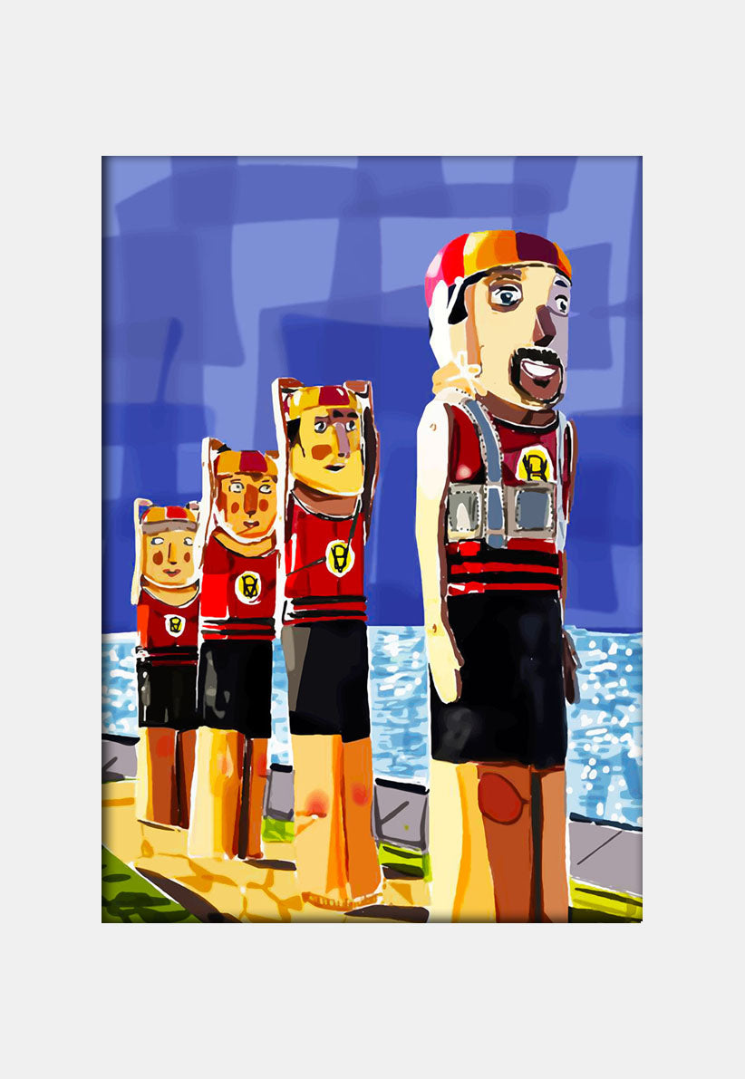 Print (Iconic) - Bellarine Geelong Beach Bollards