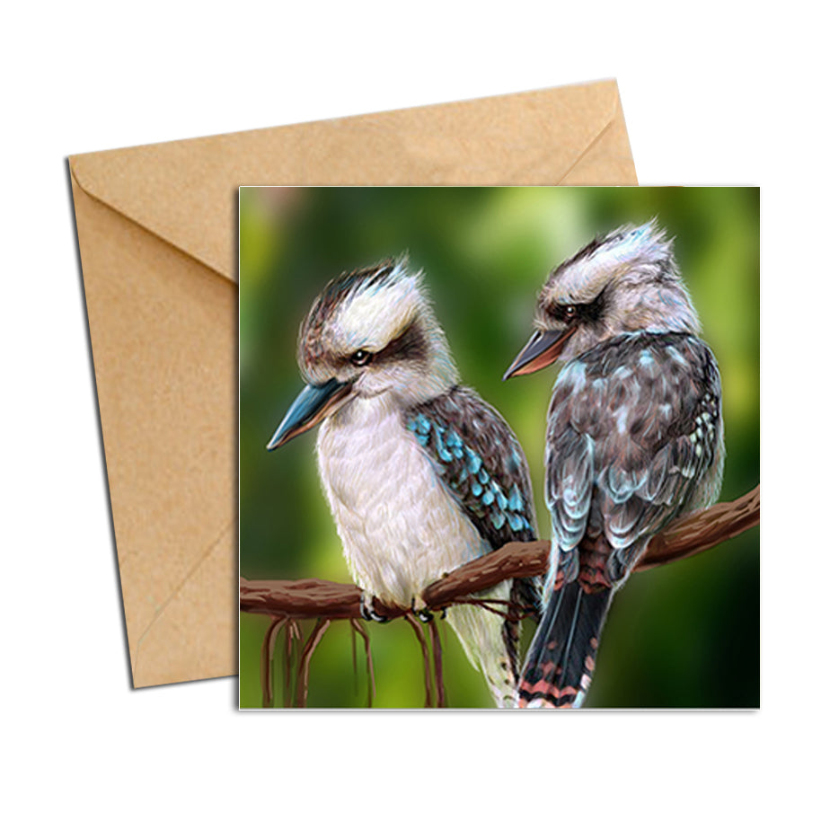 Card - Australian Bird Kookaburras 2