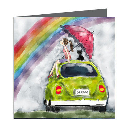 Card - Lets go somewhere - Chasing Rainbows
