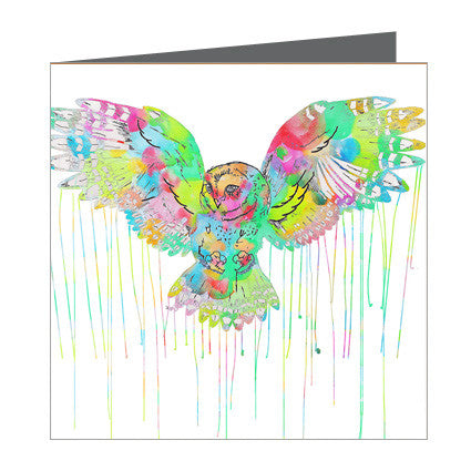 Card - Paintdrip Owl