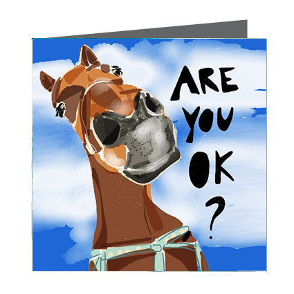 Card - R U OK - Horse