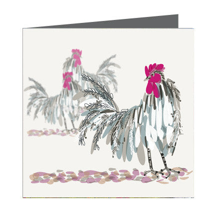 Card - Bird - Chickens