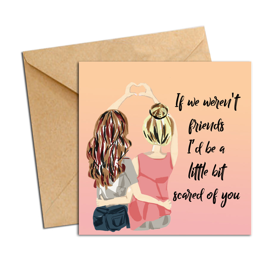 Card - Quote - Scared of you