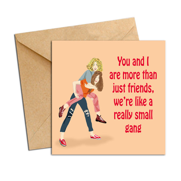 Card - friendship small gang
