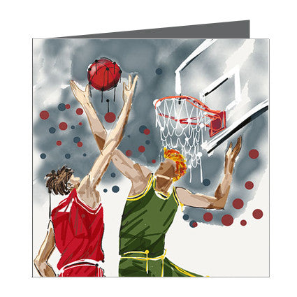 Card - Sports - Basket Ball Slam Dunk Boy