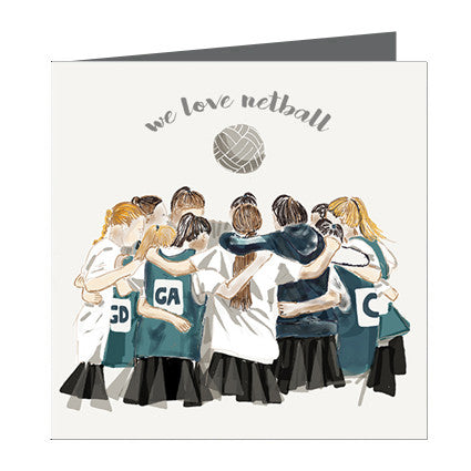 Card - Sports - Netball Love