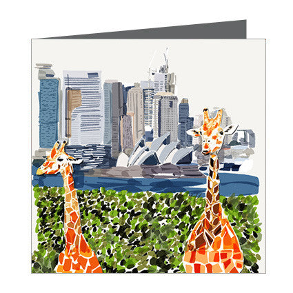 Card - Iconic Sydney - Taronga Zoo and Opera House